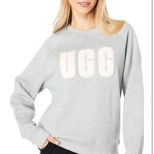 UGG Heather Gray Pullover with Logo